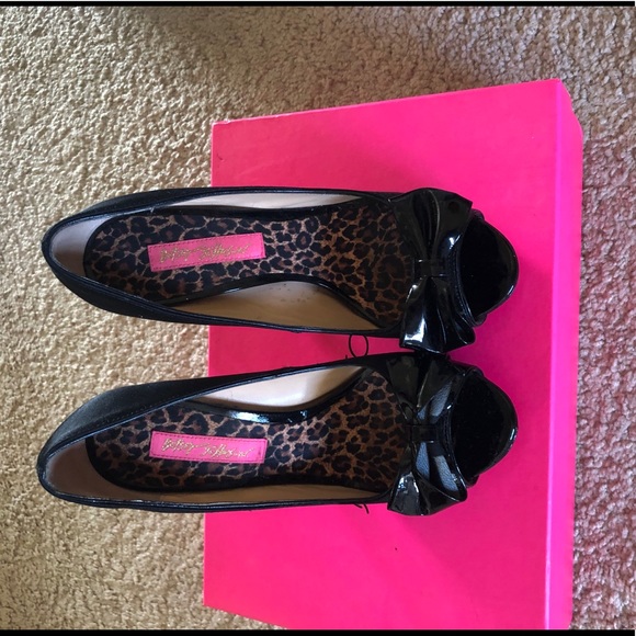 Betsey Johnson Peep Toe Heels - Picture 2 of 5